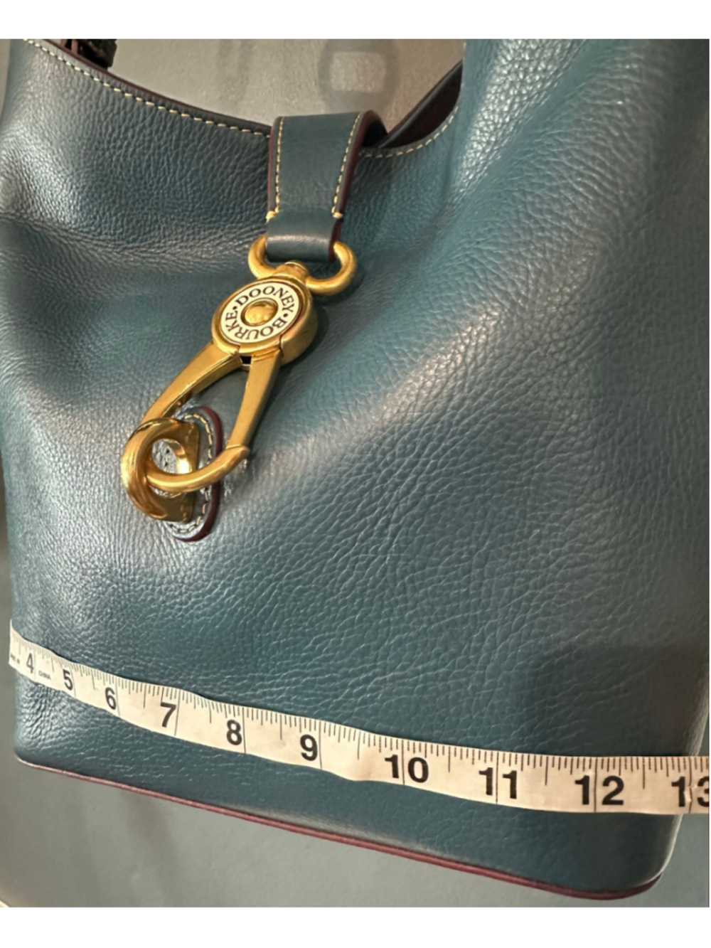 Women's Dooney & Bourke Hobo Bag One Size Blue Gold - Picture 3 of 10